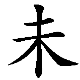 Chinesisches Zeichen fuer Wer kämpft kann verlieren - wer nicht kämpft hat verloren in chinesischer Schrift, Zeichen Nummer 3.